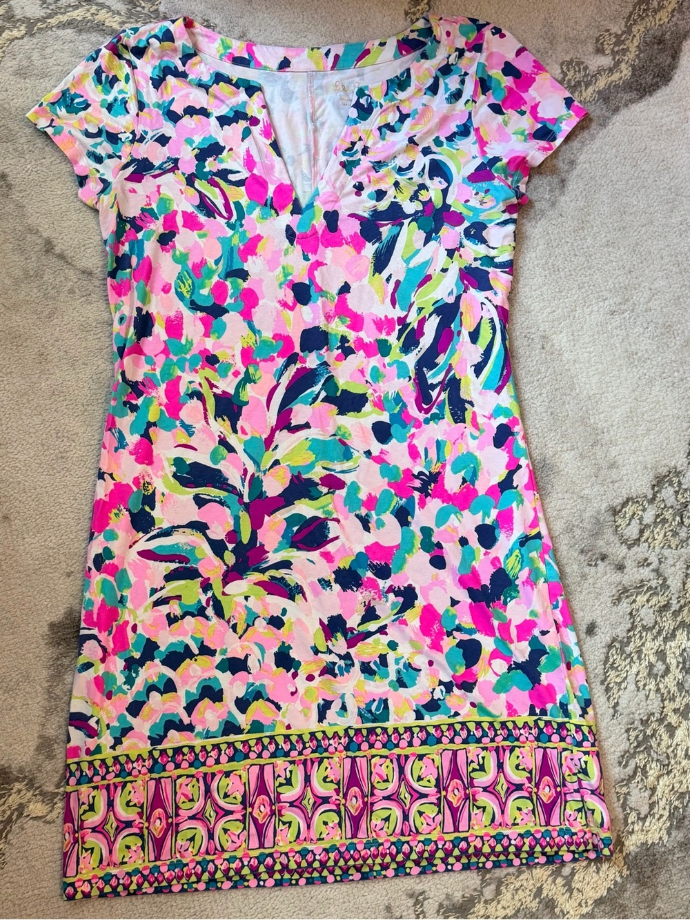 NWOT Lilly Pulitzer Sophiletta Dress Pina Colada Size M